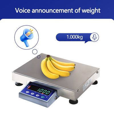 SOHE AT-B 30 kg elektronische Tischwaage mit Sprachankündigung Bluetooth-Kommunikation