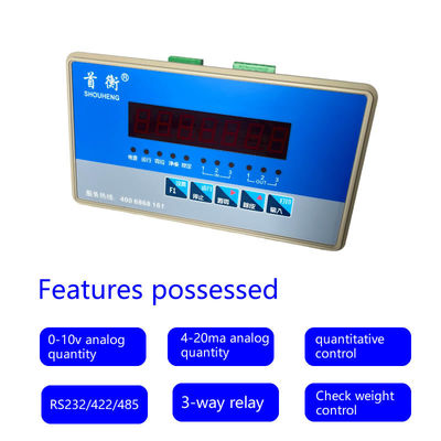 SHK8 Gewichtskontrollindikator des Batching-Scale-Steuerungssystems mit 3 Eingängen und 3 Ausgängen