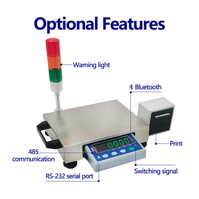 LED-Display 6KG Dreifarbige Alarmlampen aus Stahl mit U-Disk-Speicher und Druck