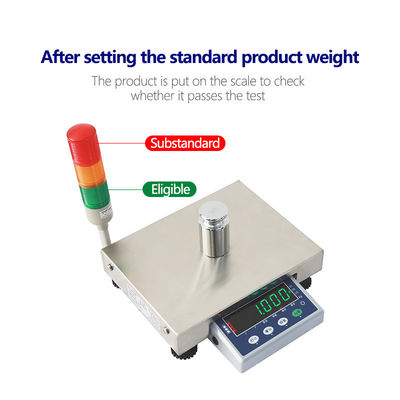 LED-Display 6KG Dreifarbige Alarmlampen aus Stahl mit U-Disk-Speicher und Druck