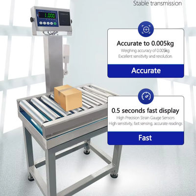 Hochpräzisions-Food-Checkweiger 15-500kg 580*800mm mit Edelstahlförderer
