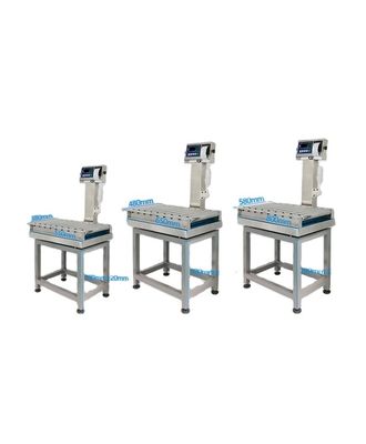 Lebensmittelindustrie Prüfschwerer 15-200 kg Kapazität mit Skala und Förderband aus Edelstahl