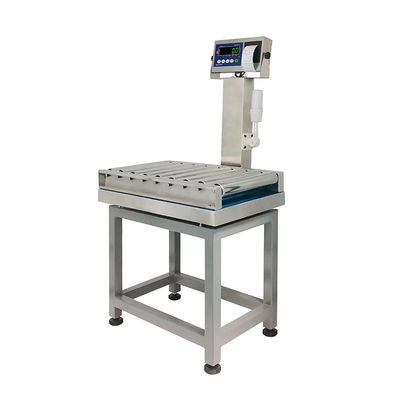15-500 kg Kohlenstoffstahl Verpackung Detektion Alarm Druck Roller Lebensmittel Checkweiger