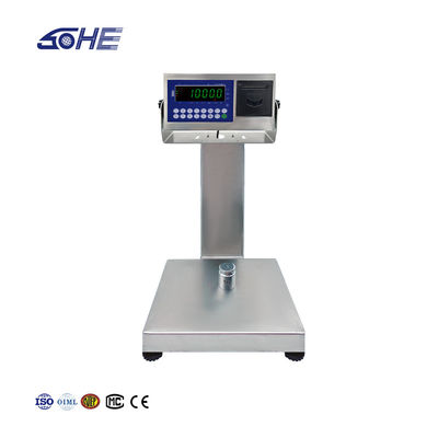 A8SP-Druck-Kleine Plattform-Skala mit 6 kg Kapazität und 22cm*28cm Quadrat vertikaler Stange