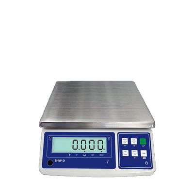 Anpassbare ABS 15KG LCD-Display-Tischskala mit Präzision und 6V/4000mAh-Batterie