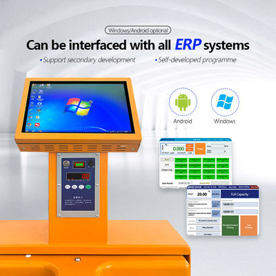 3000 KG Gewicht Druckwaage SOHE Elektro-Intelligente Windows-System Touchscreen