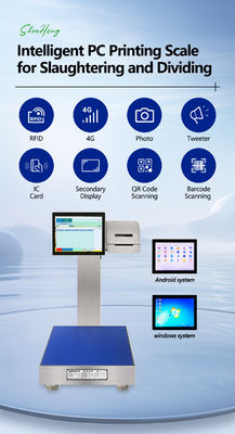 Voll wasserdichtes Smart Scale 60KG Gewicht mit 304 Edelstahl und Smart Screen