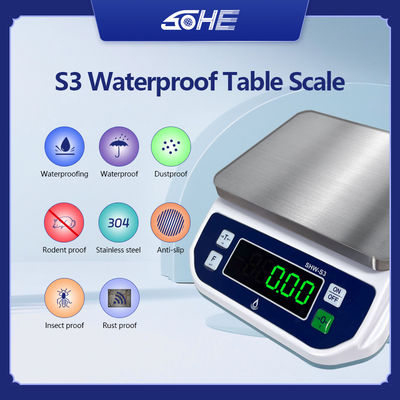 1.5KG Hochpräzisions ABS-Wasserdichte Skala aus Edelstahl für das Backen und Kochen SOHES3