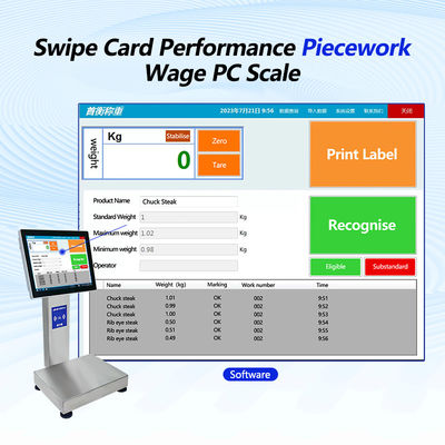 Windows-System wasserdicht Touchscreen SOHE Industrial's Smart Scale für Karten