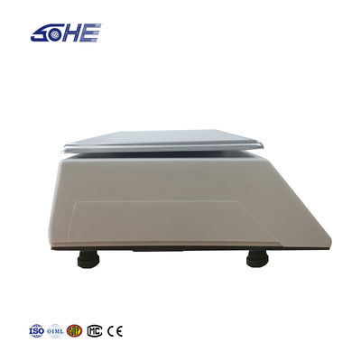 SHV-TMA Barcode Drucktischwaage 30kg mit ABS-Plastik-/Edelstahlplatte
