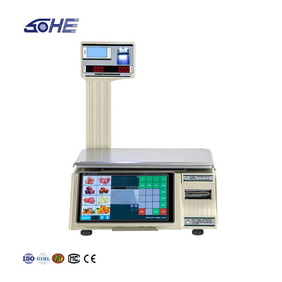 LCD-Display Intelligente Barcode-Tabelle Skala SHW-TMF6 für 30 kg Kapazität