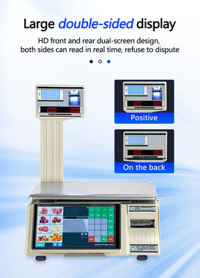 LCD-Display Intelligente Barcode-Tabelle Skala SHW-TMF6 für 30 kg Kapazität