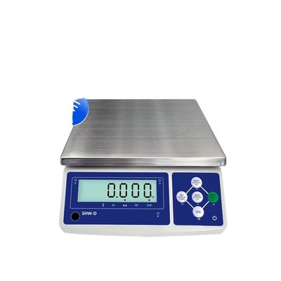SHWDL-15KG Ethernet-Funktionstabellenwaage mit LCD-Display und AC/DC-Stromversorgung