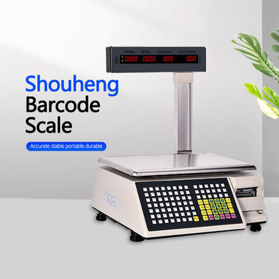 Erweiterte Druckbarcode-Tischwaage SHW-TMB 30kg mit AC 100-240V/DC21V Leistung