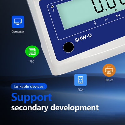 Genauigkeit Stufe III SHWDL-Wireless WIFI Elektronische Tischwaage mit 6 kg Kapazität und 1