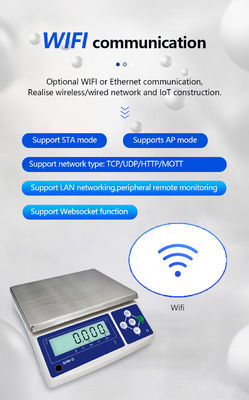 Genauigkeit Stufe III SHWDL-Wireless WIFI Elektronische Tischwaage mit 6 kg Kapazität und 1