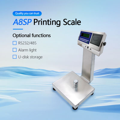 0-30KG Bluetooth Wasserdichte Skala Druck Skala Plattform A8SP