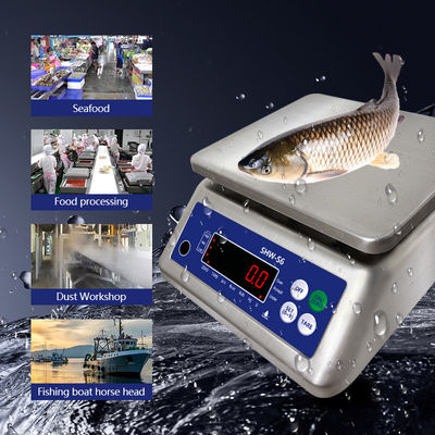 AC220V/50HZ Stromversorgung SOHE S6 3KG Edelstahl IP68 Wasserdichte Skala für leistungsstarke