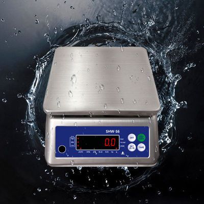 AC220V/50HZ Stromversorgung SOHE S6 3KG Edelstahl IP68 Wasserdichte Skala für leistungsstarke