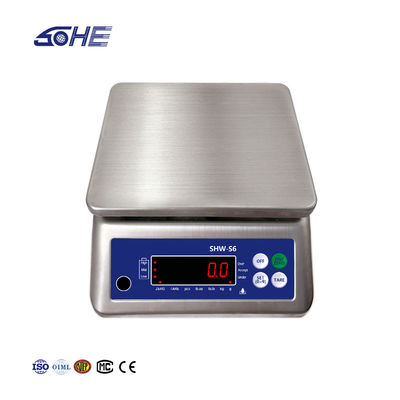 Hochpräzisions-LED-Display SOHE S6 Wasserdichte Tischwaage für industrielle Anwendungen