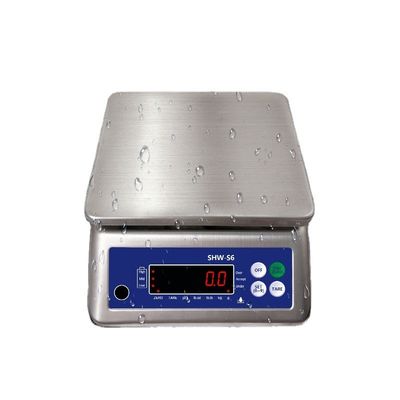 ODM unterstützt Doppelschirm 30kg wasserdichtes Tisch elektronisches Maß mit LED-Display