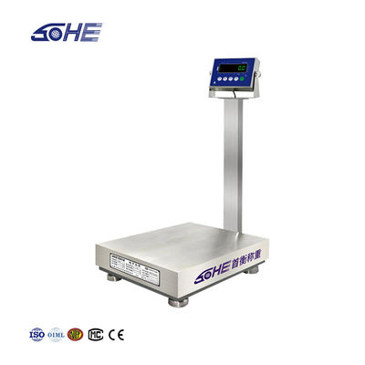 SOHE A1S 500KG 500*600 Edelstahl-Plattformskala für Meeresfrüchte und Lebensmittelfabriken