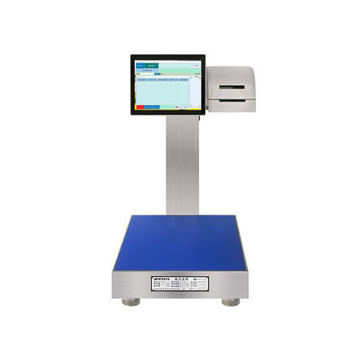 Voll wasserdichte 30 kg schlaue Waage mit Plug-in-Design und Etikettendruck