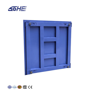 SOHE 1000KG Kohlenstoffstahl Fußboden Skala mit Klammer Druck LED-Display Kapazität 0-1000KG