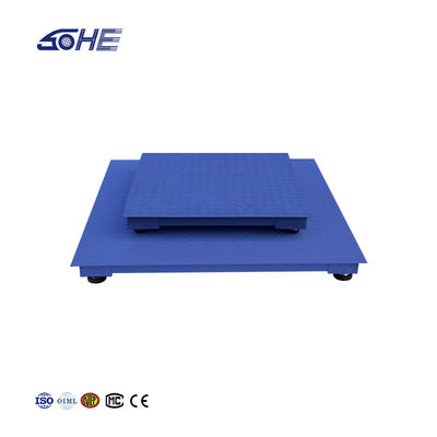 SOHE 1000KG Kohlenstoffstahl Fußboden Skala mit Klammer Druck LED-Display Kapazität 0-1000KG