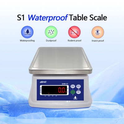 Höchstgewicht 3 kg SOHE S1 Wasserdichte Waage mit Doppelschicht und Präzisionssensor