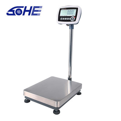Kundenspezifische Unterstützung 300 kg elektrische Plattform-Schale mit LED-LCD-Display