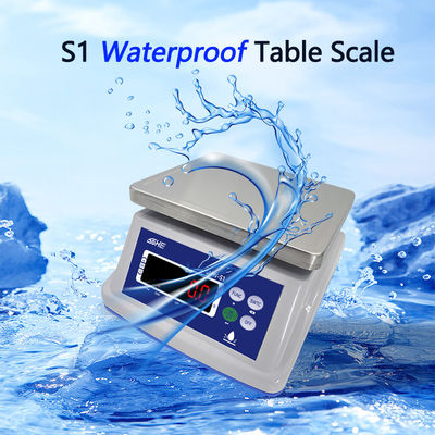 Doppelschichtstruktur 30 kg wasserdichte Skala mit Präzisionssensor und LED-Display