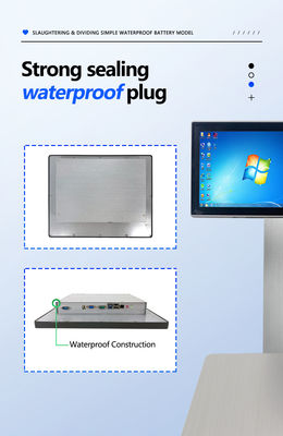 30cm * 40cm Tischgröße Einfache wasserdichte intelligente Waage mit integrierter Batterie