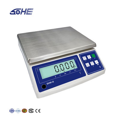 SOHE WD 3KG Industriewaage mit LCD-Display und AC220V/50HZ-Leistung