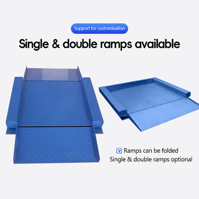 SOHE 1,2 m*1,2 m 2 t Industriewaageplattform mit doppelter Rampe und 2000 kg Kapazität