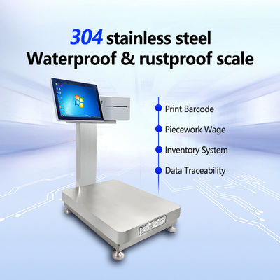 60 kg SOHE Batterie Einfache wasserdichte intelligente industrielle Waage Plattform Drucklabor Waage