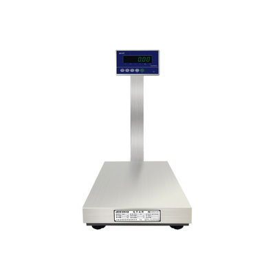 Gewichtsfunktion Industriewaage 60cm x 80cm mit quadratischem aufrechtem Pol