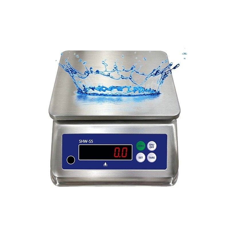 SOHE S5 3KG Edelstahlskala mit Dual-LED-Display und IP68-Wasserdichte
