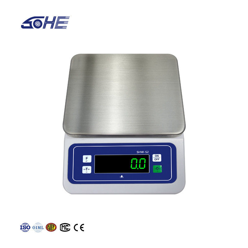 ABS-Material 430 Edelstahlplatten Tischwaage für fortgeschrittene S2 Wasserdichte Elektronik